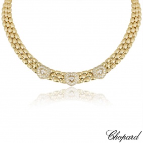Chopard Yellow Gold Happy Diamonds Necklace 81/1006-20 Chopard Yellow Gold Happy Diamonds Necklace 81/1006-20